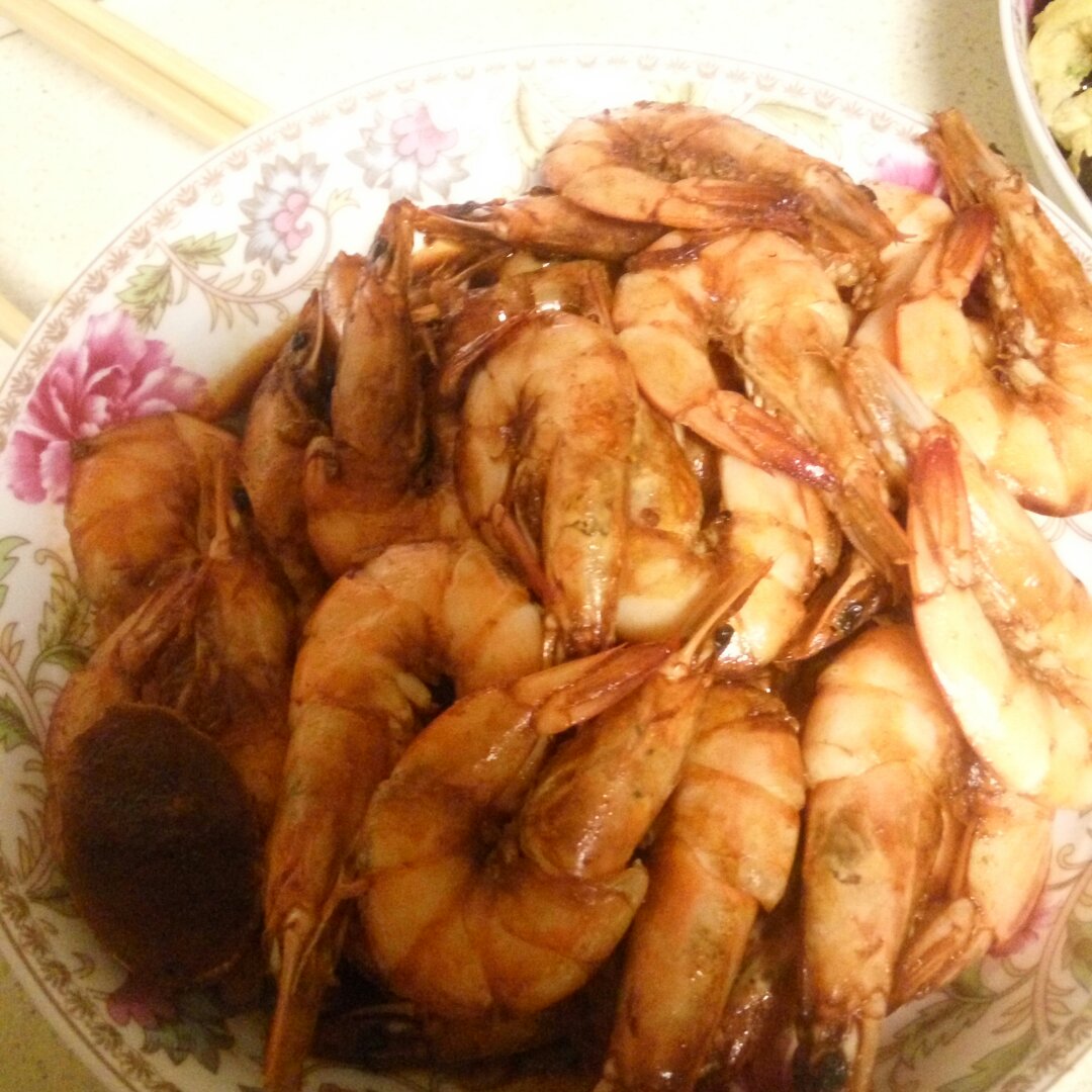 红烧基围虾