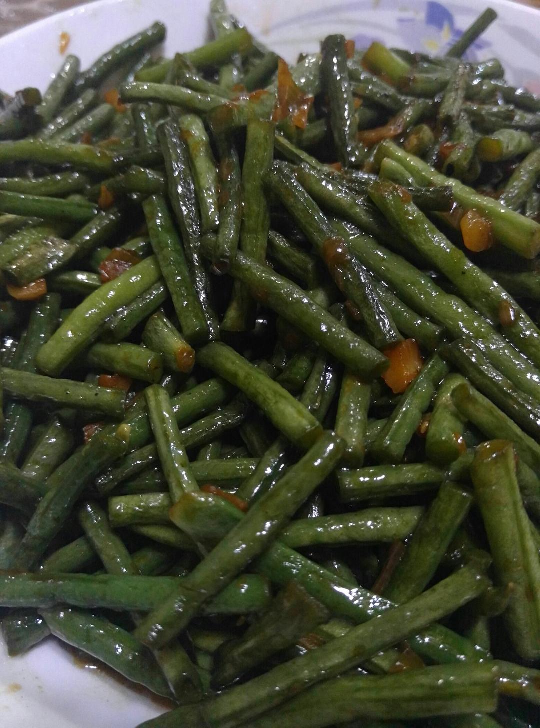 蒜蓉豇豆～～素菜也可以很美味！