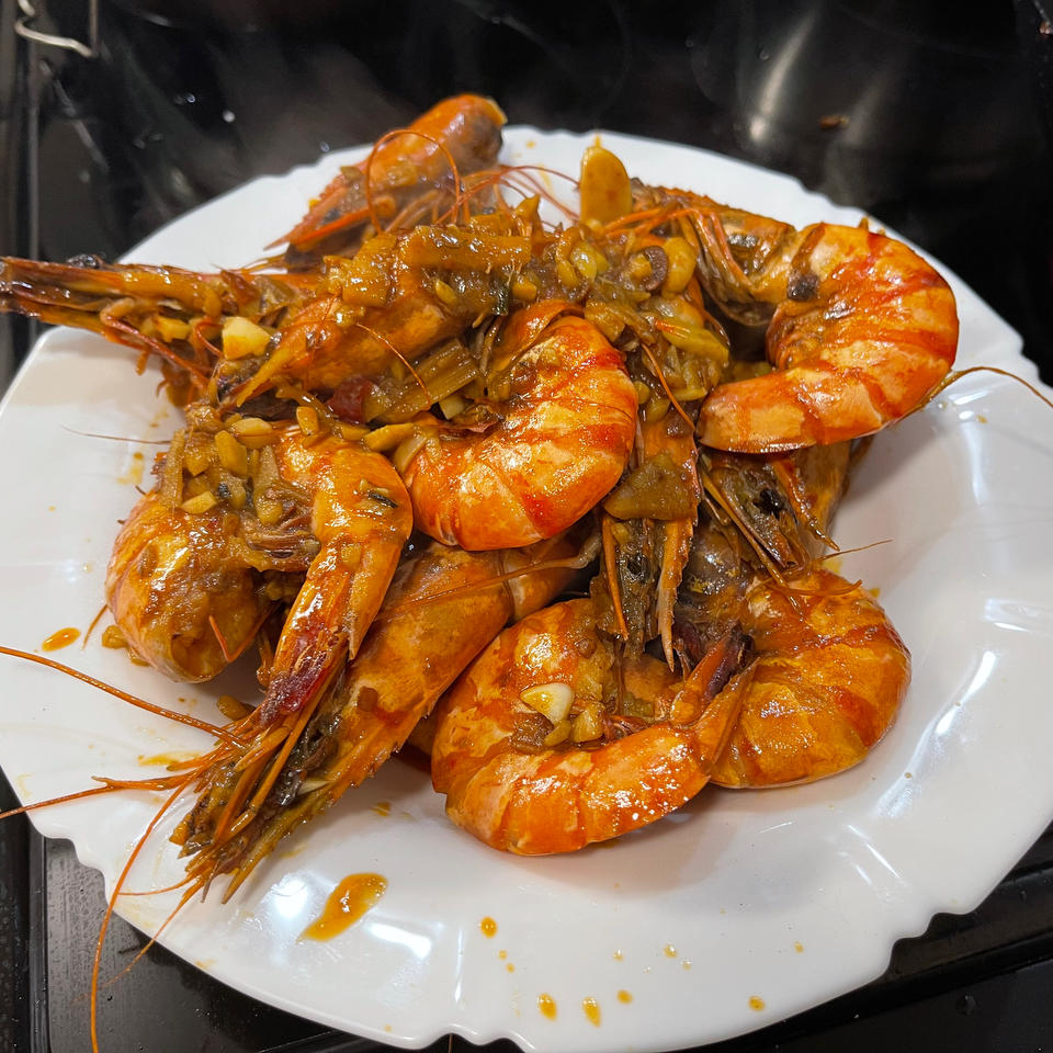 家庭版油焖大虾