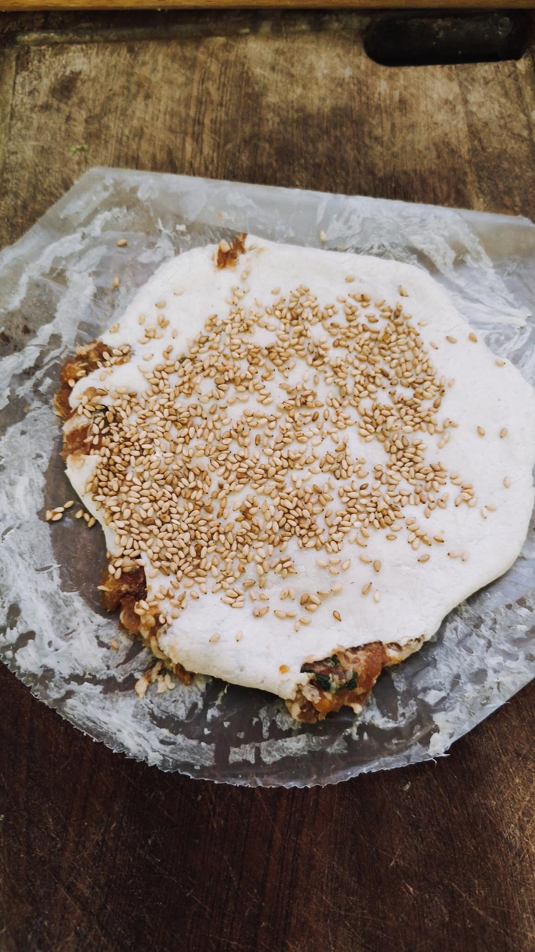 空气炸锅做手抓饼版的锅盔