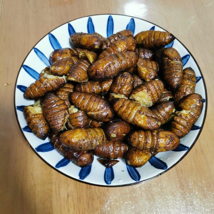 hellovivian做的清炒蚕蛹
