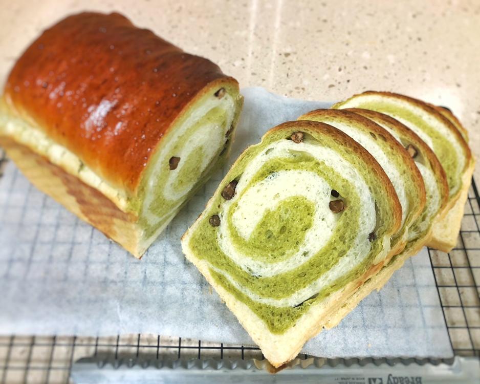 抹茶蔓越莓吐司