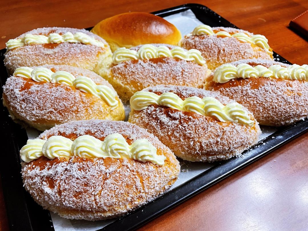 纯奶手撕吐司的做法 步骤1