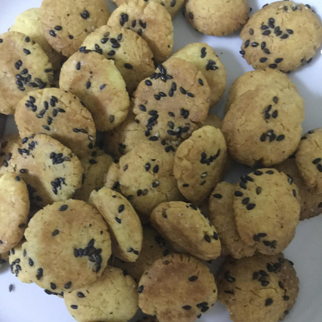 蛋黄芝麻酥，补钙小零嘴