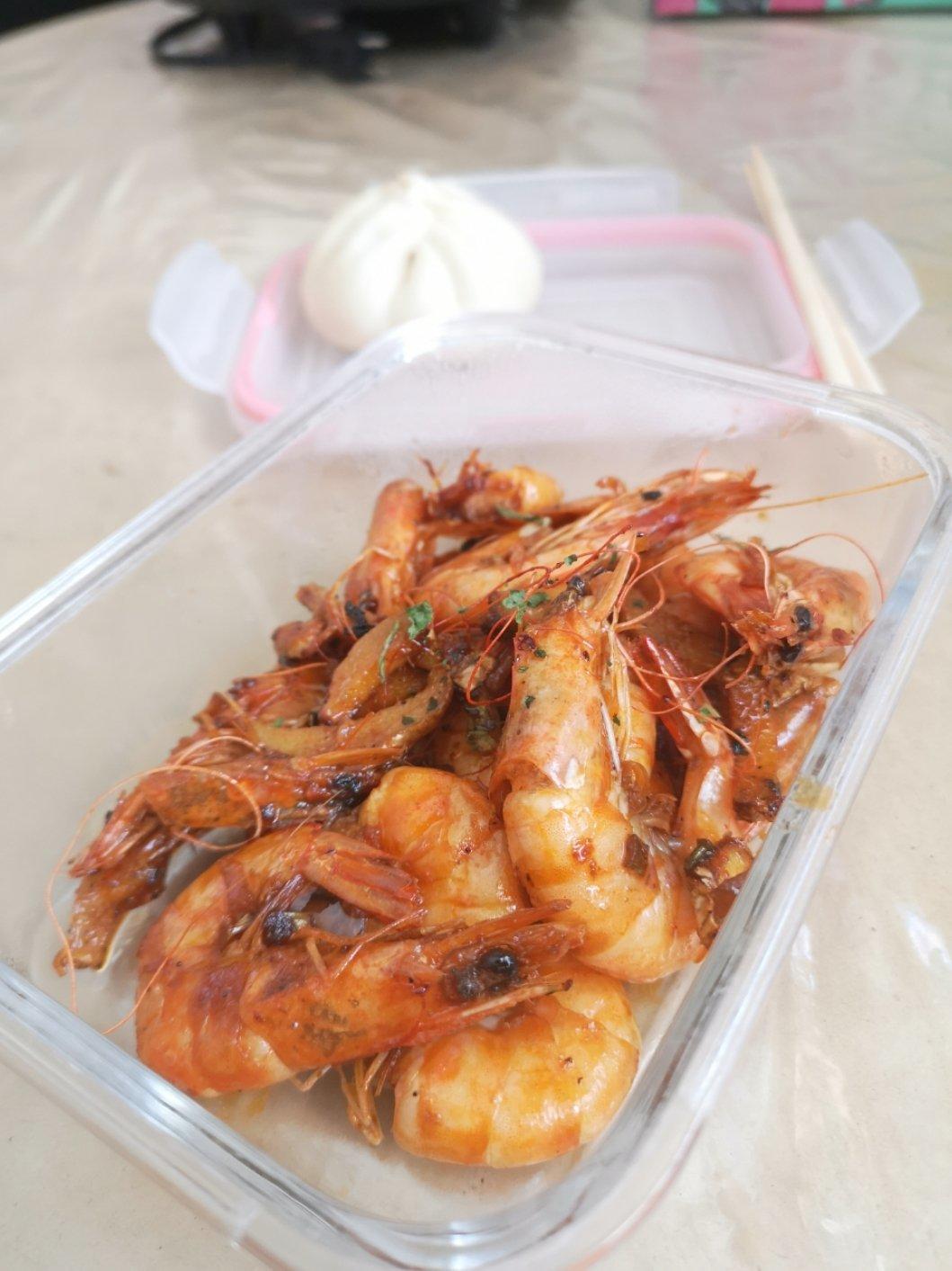 沙茶酱爆大虾