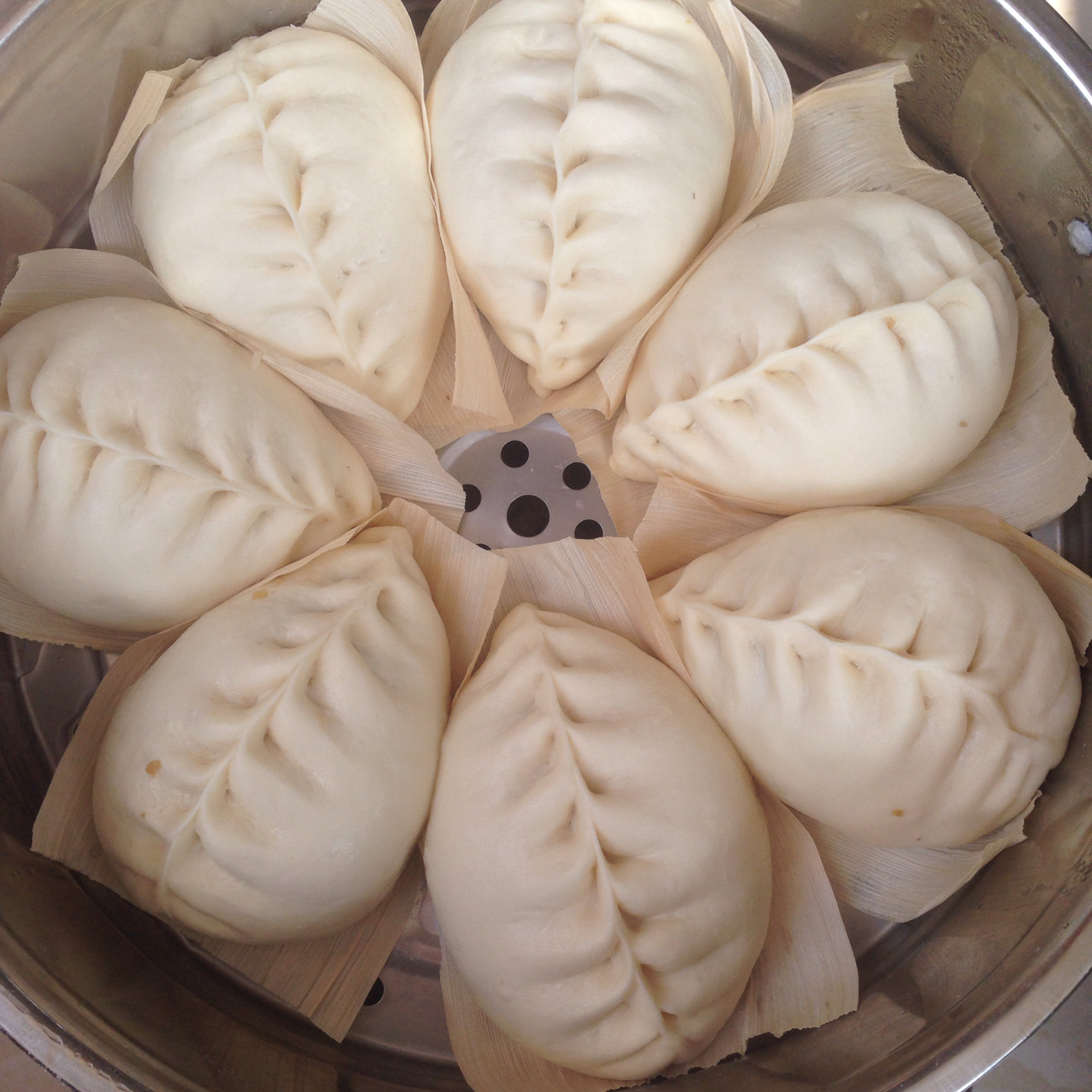 萝卜粉条麦穗包子Turnip & GlassNoodle Steamed Dumplings