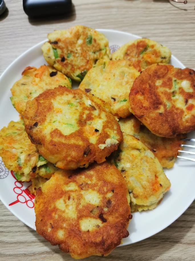 土豆胡萝卜鸡蛋饼|减脂早餐&晚餐