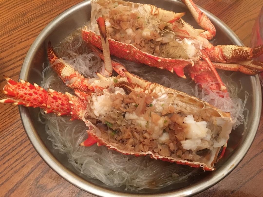 蒜蓉龙虾蒸粉丝