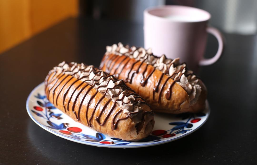 巧克力爱好者必做！巧克力奶油面包！