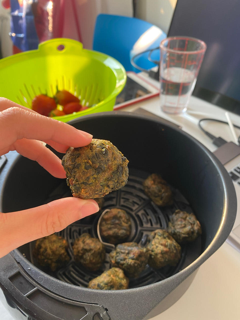 空气炸锅炸丸子