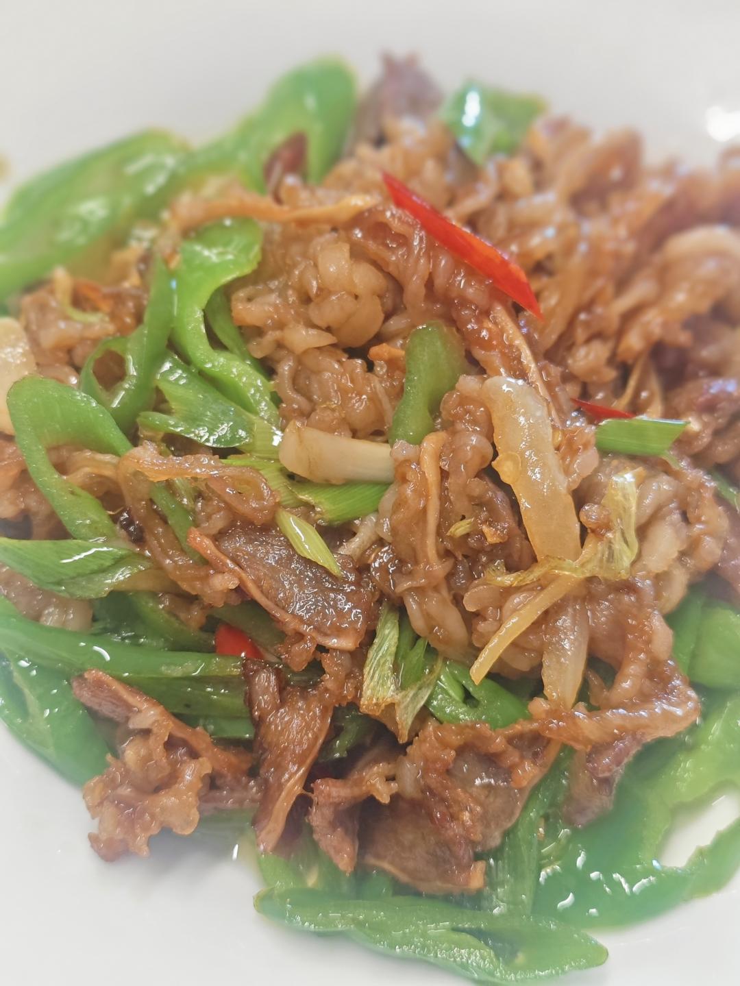 辣椒炒牛肉