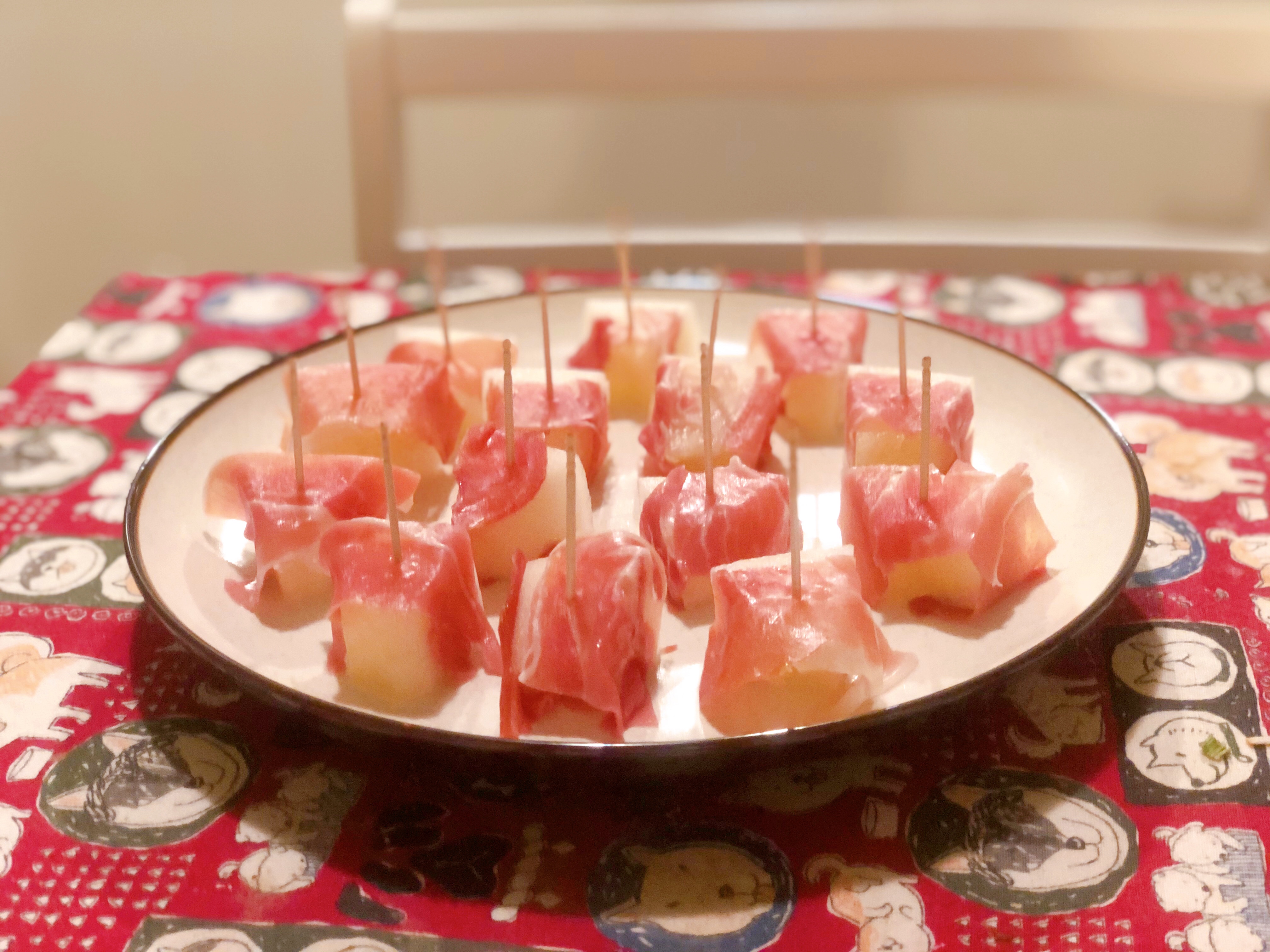 西式開胃小吃｜塞納諾火腿蜜瓜的做法 步骤4