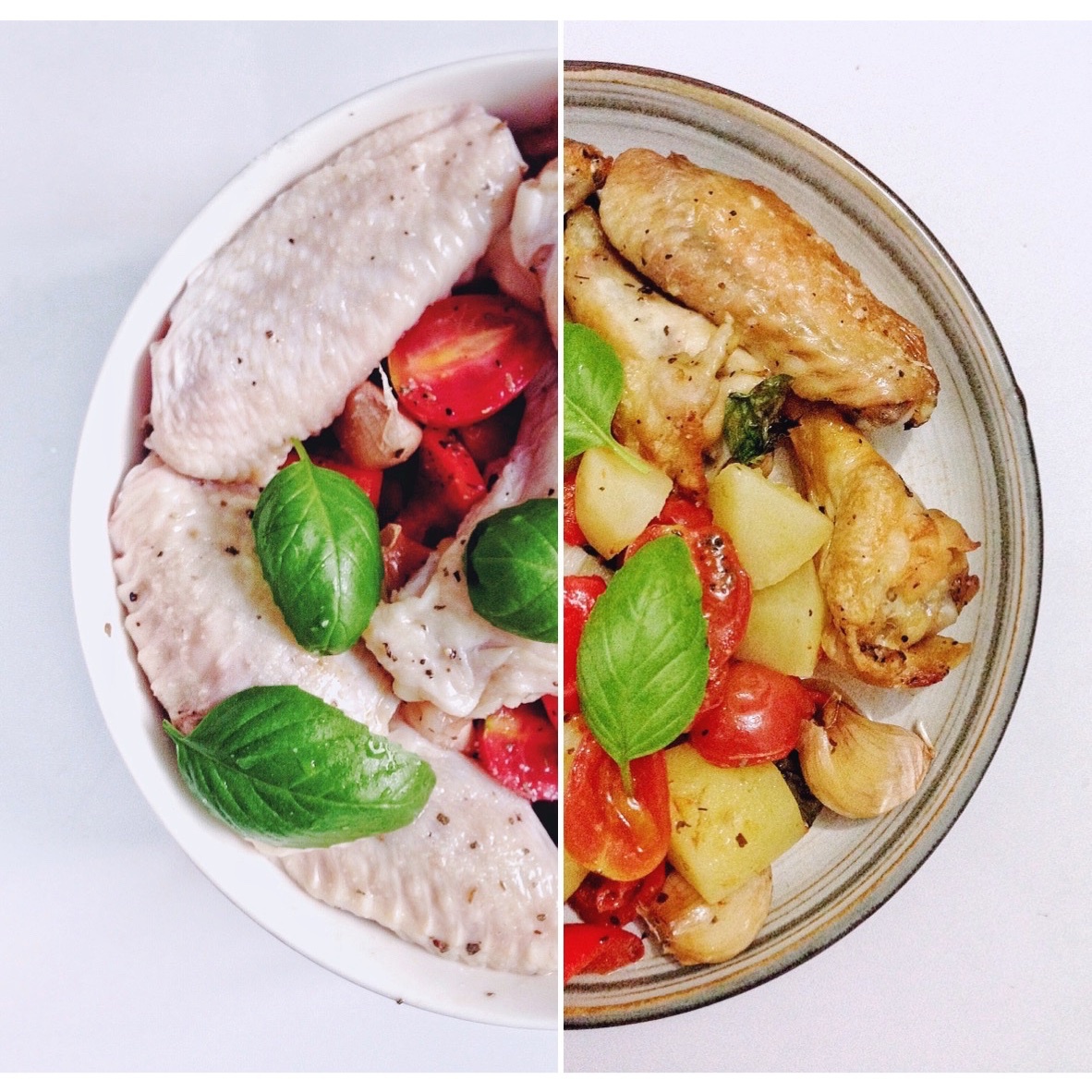 番茄大蒜香草烤鸡腿（庄祖宜）