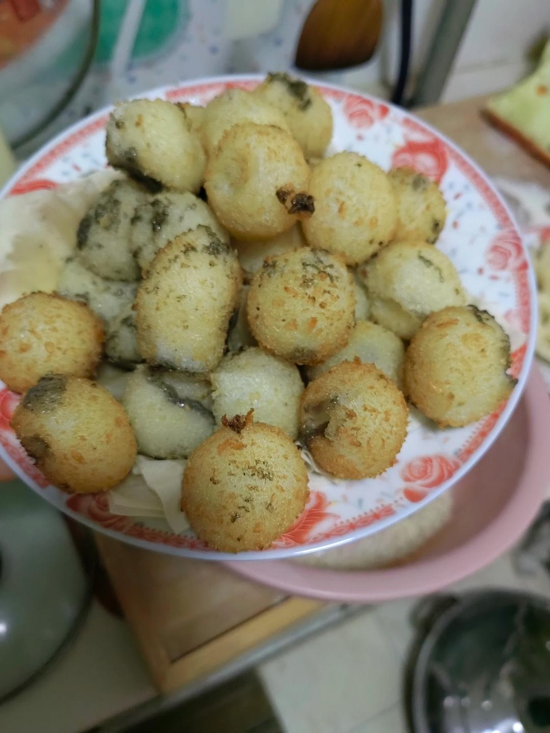 炸汤圆（不会爆裂）