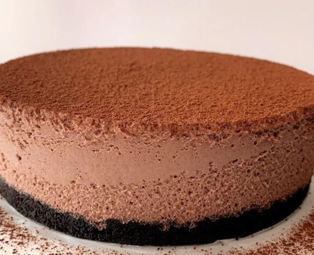 8寸巧克力可可慕斯蛋糕
（🈶️6寸慕斯蛋糕配方）