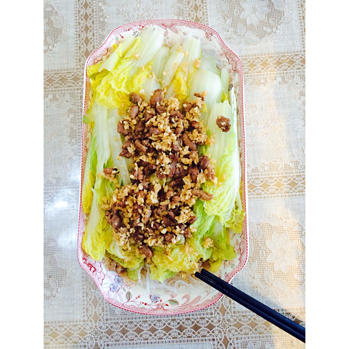 蒜蓉粉丝蒸娃娃菜