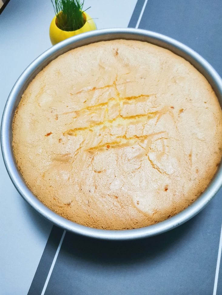 橙子🍊戚风蛋糕的做法