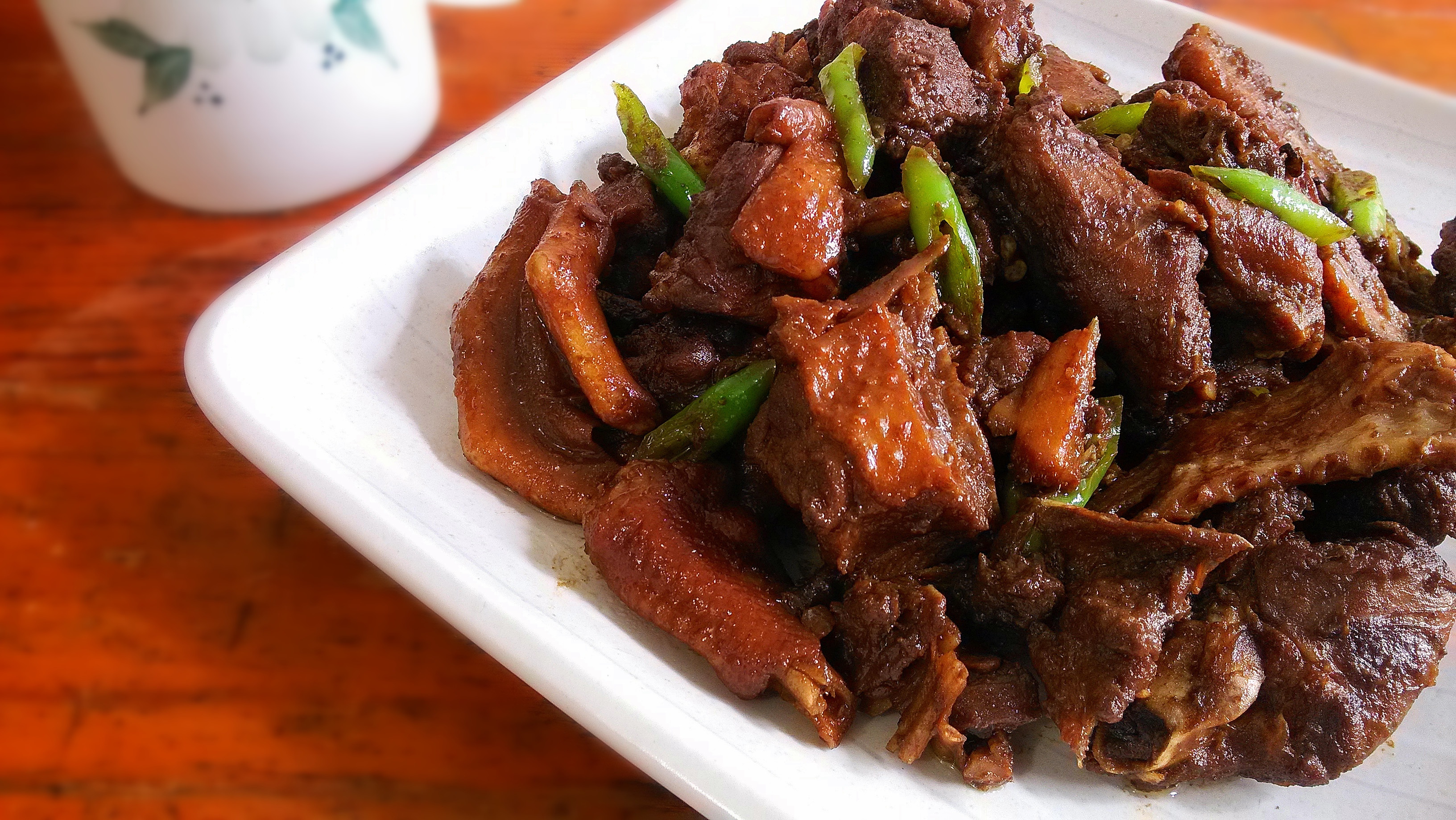 青椒豆豉鸭