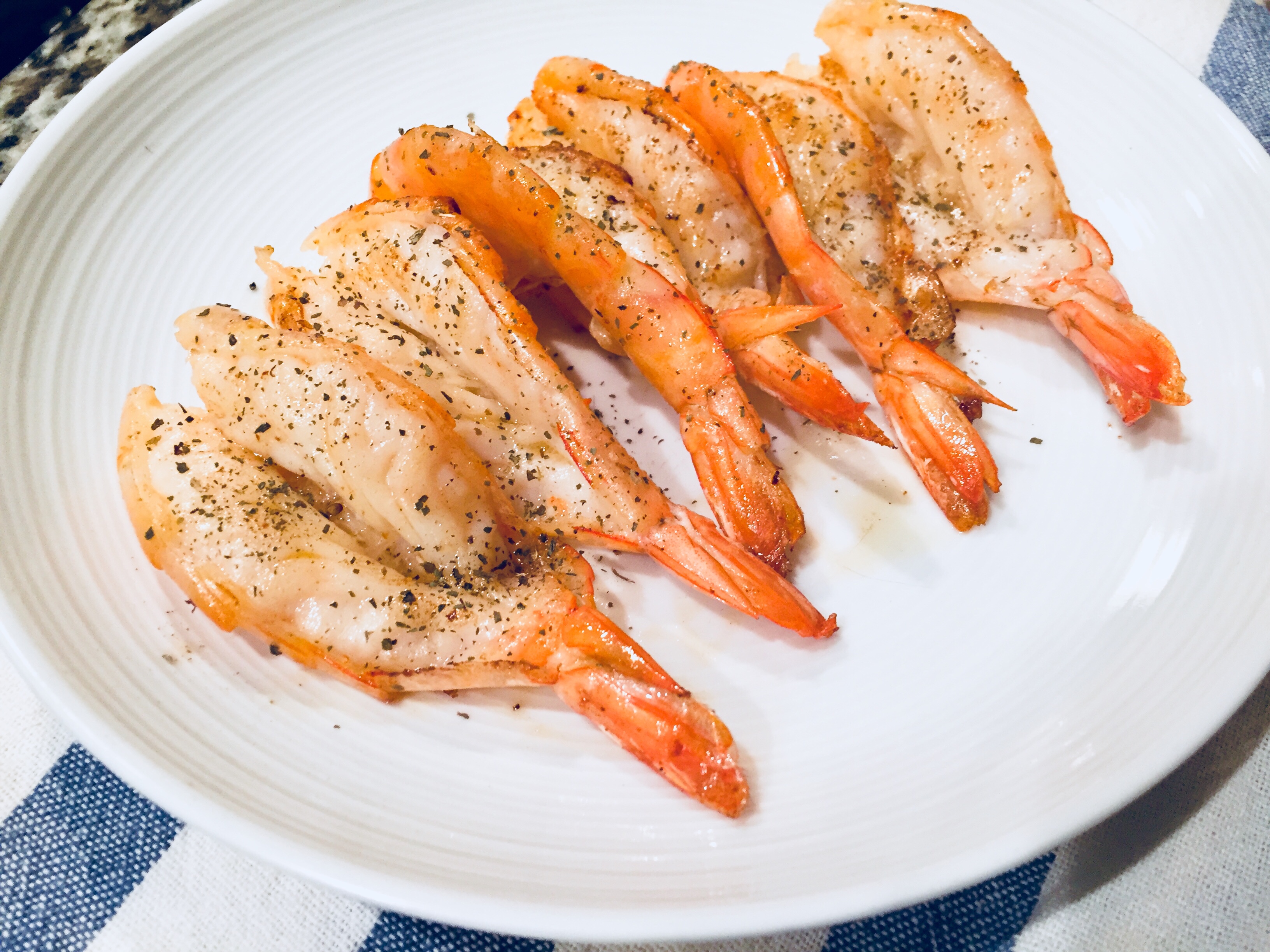 香煎开背虾—原食主义的做法