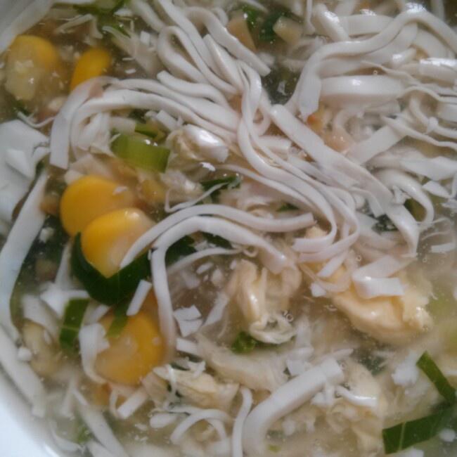 玉米豆腐丝的做法