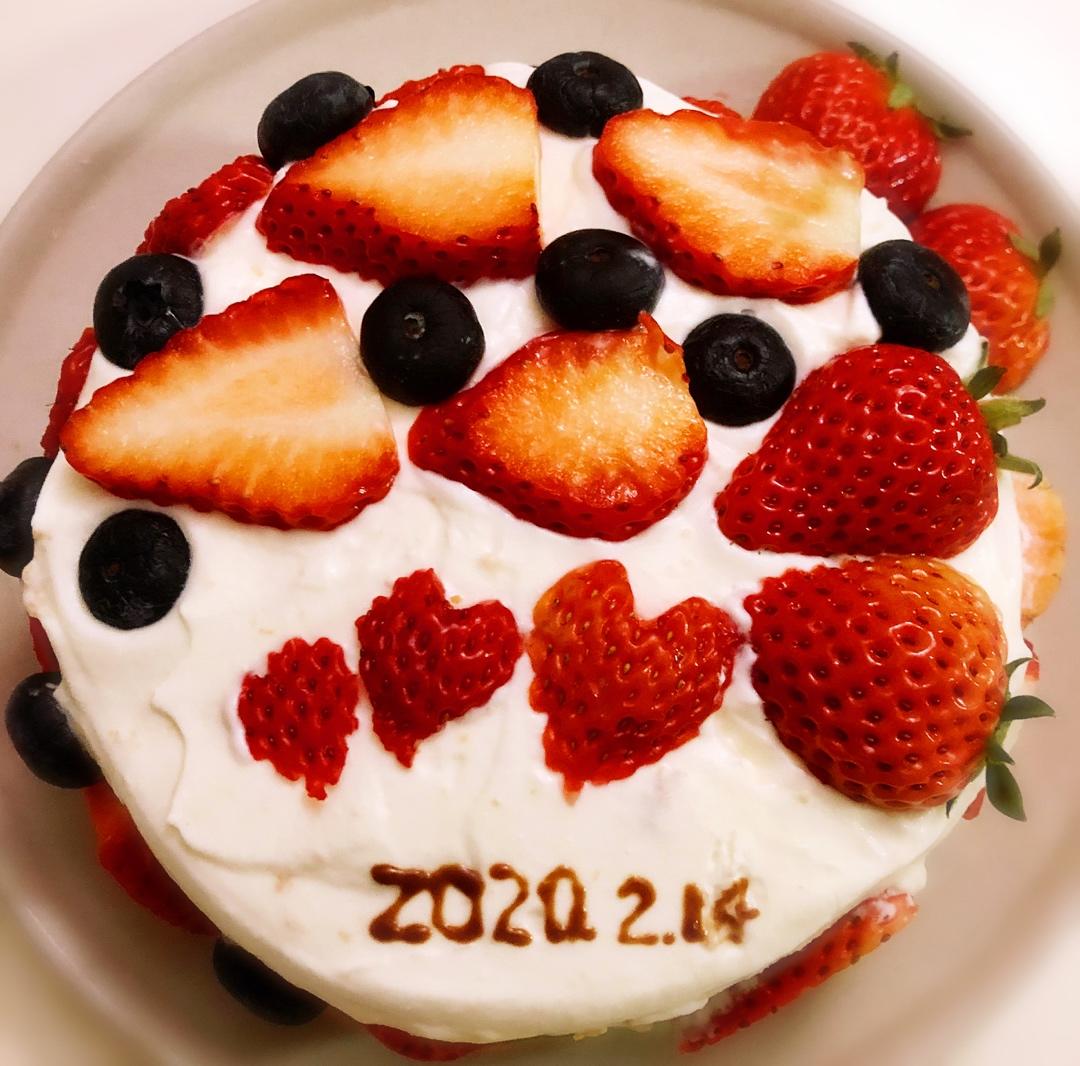 超级简单美腻的生日蛋糕，情人节蛋糕。解决各种抹面困难！