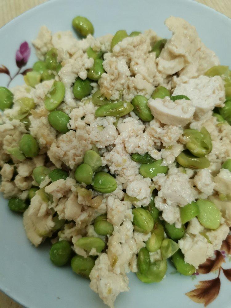 臭豆腐炒毛豆