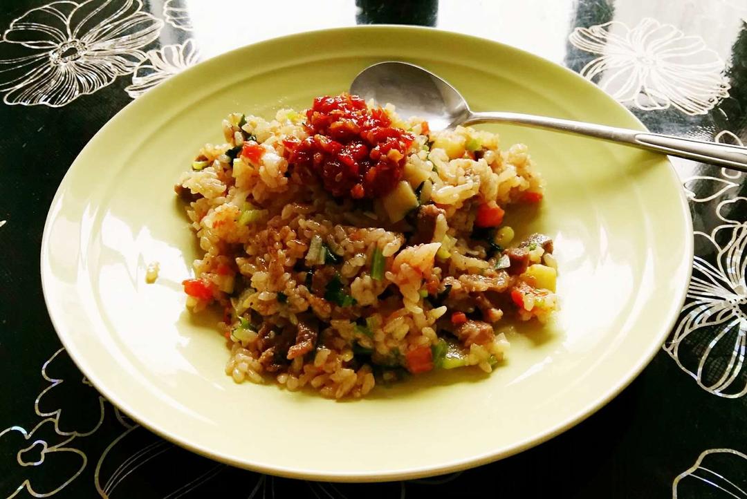 羊肉焖饭