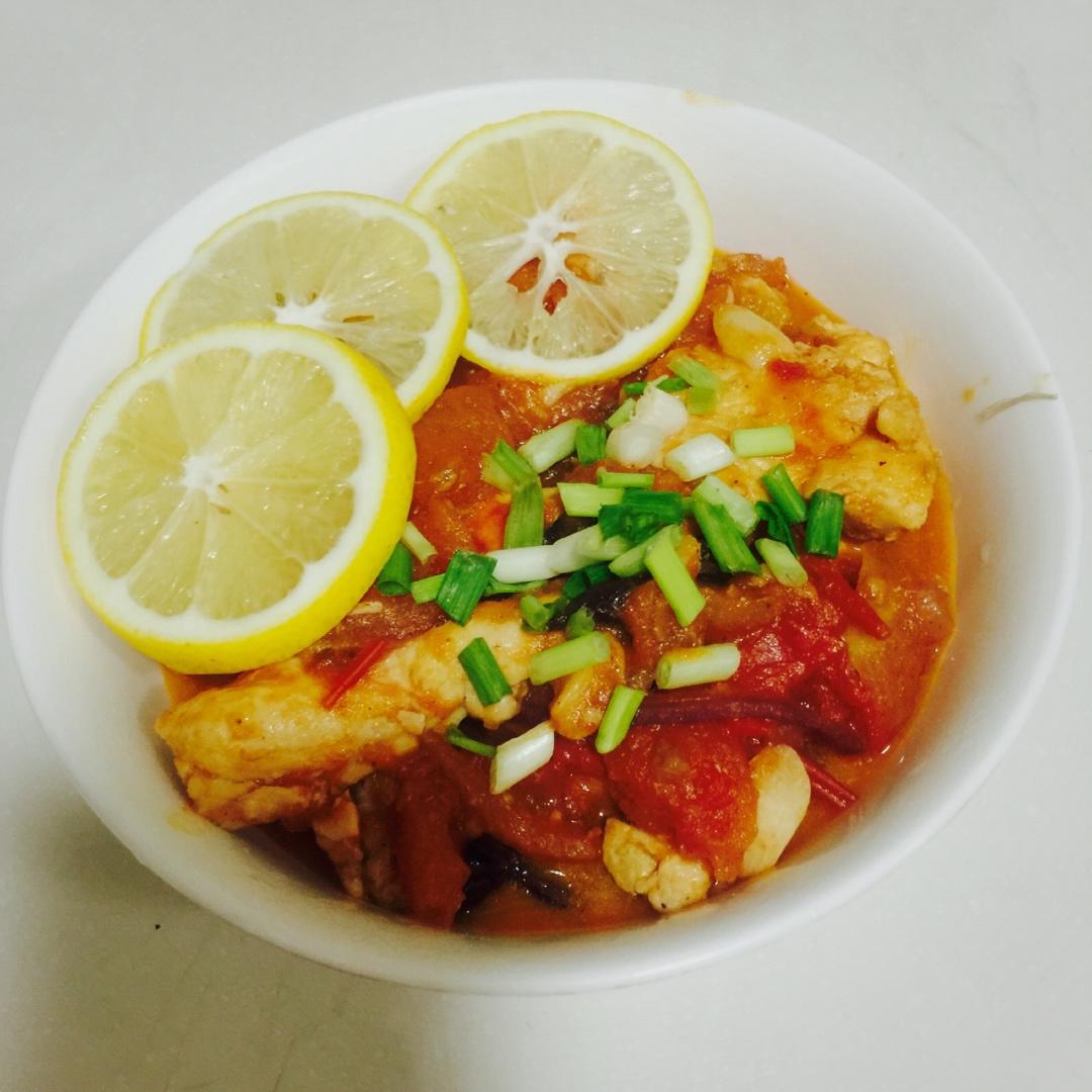 番茄炖鸡胸丨健康·三餐