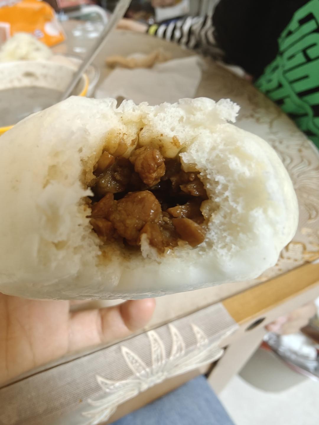 超好吃的笋丁酱肉包！