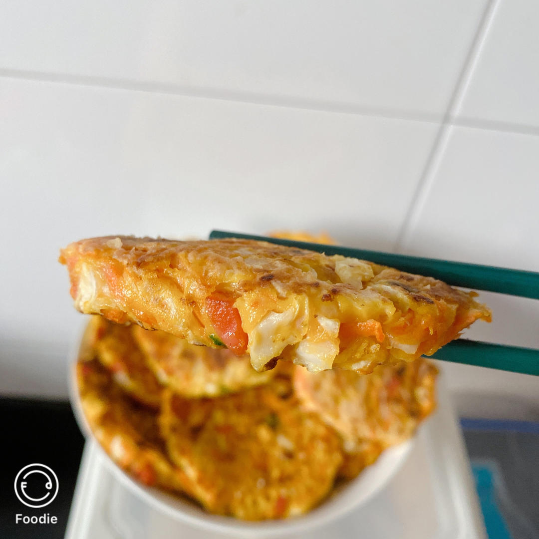 让孩子大口吃菜的包菜饼