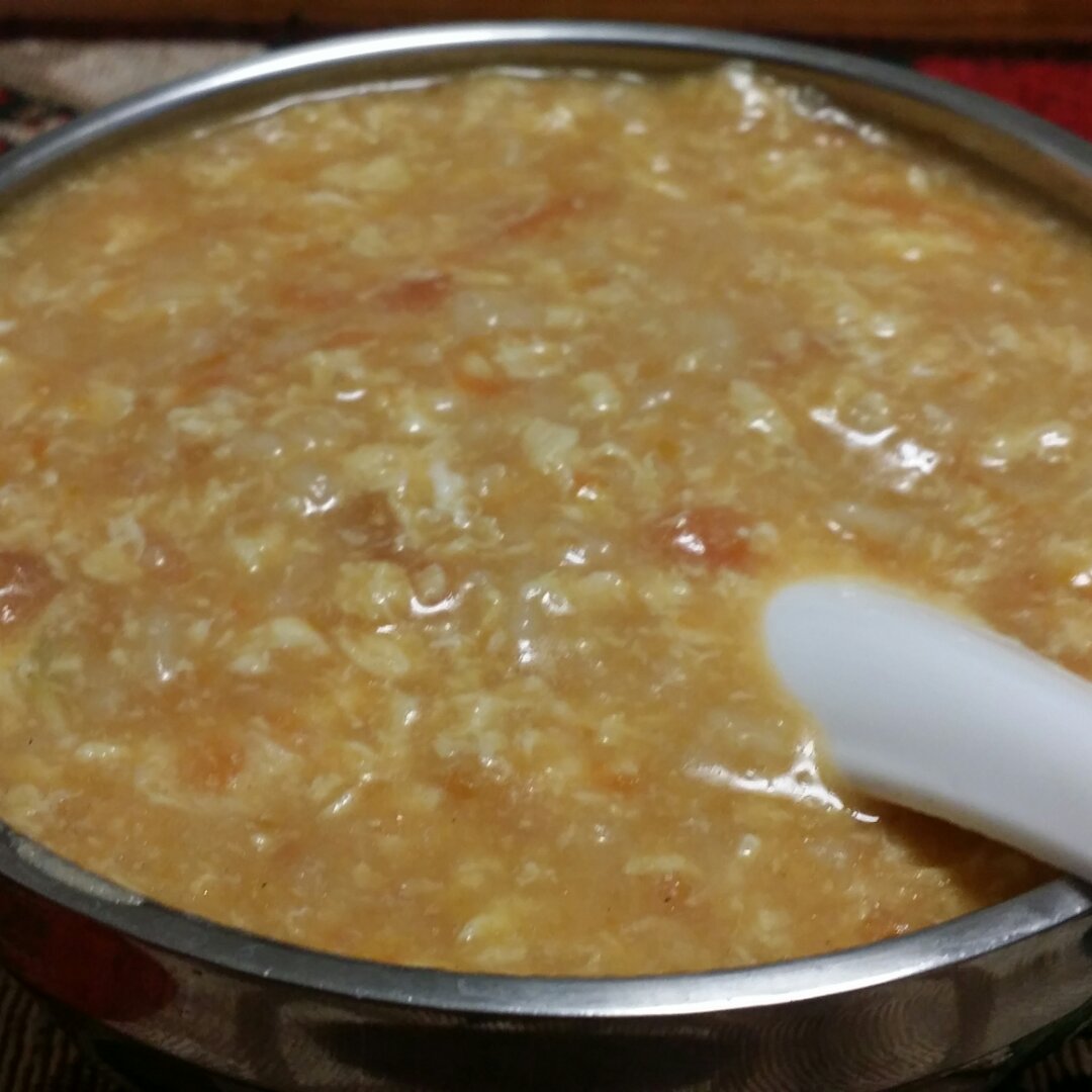 西红柿鸡蛋疙瘩汤