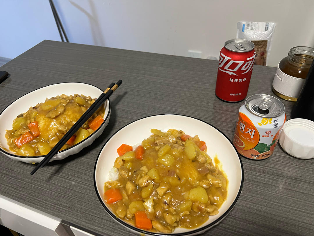 超级好吃的咖喱土豆鸡肉饭！的做法