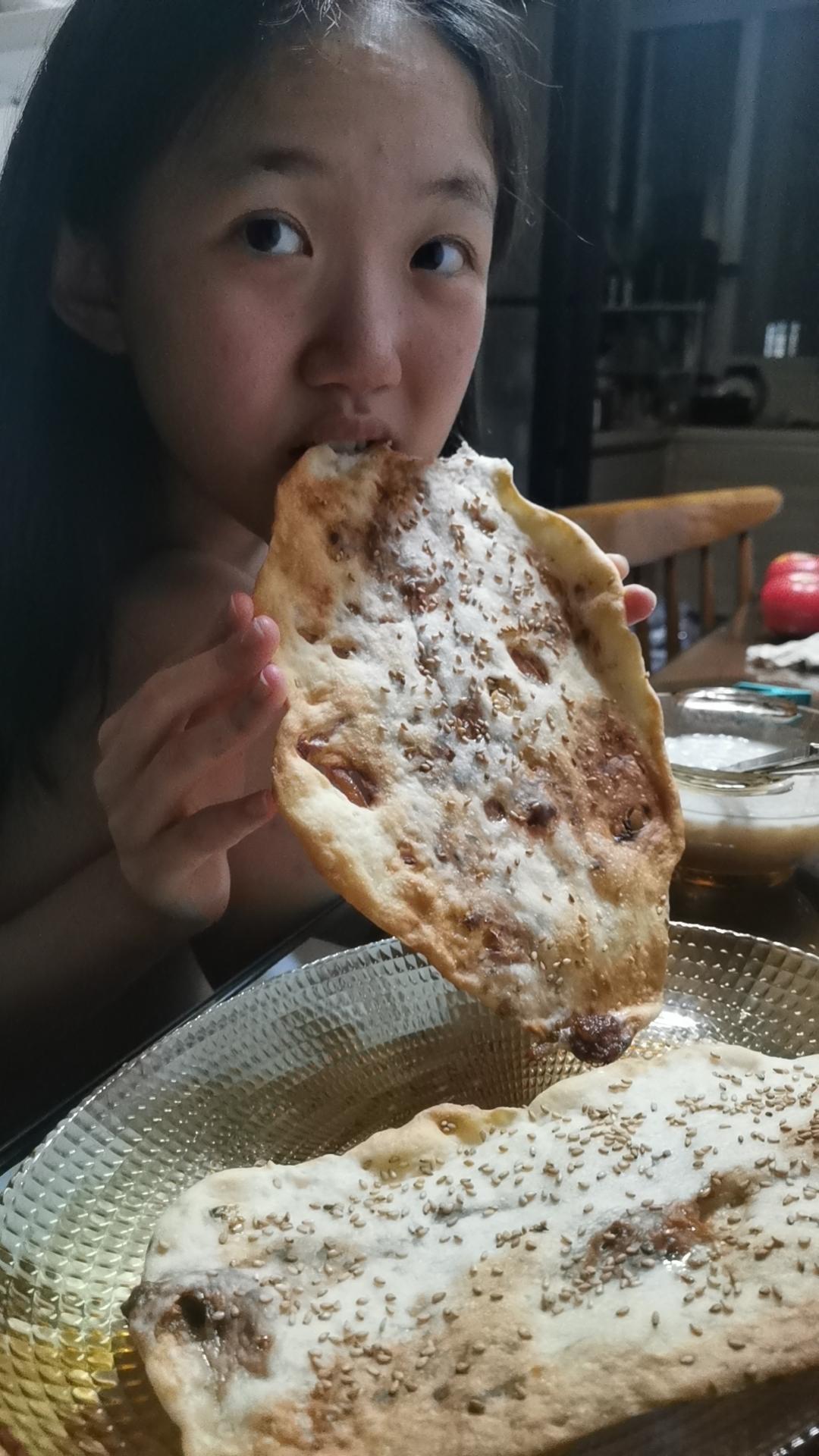 烤箱版鲜肉锅盔