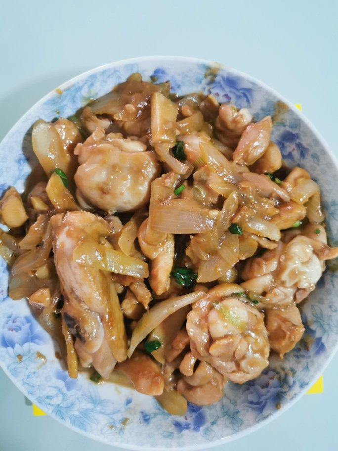 洋葱炒鸡肉