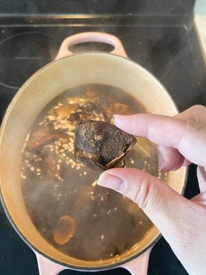 红烧杏鲍菇牛腩（烤箱铸铁锅版本）的做法 步骤8