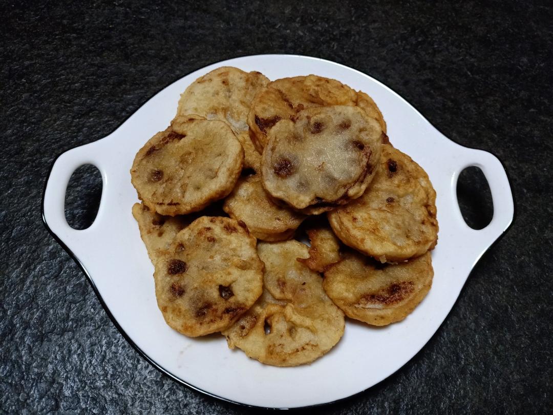 堪比饭店的炸藕盒