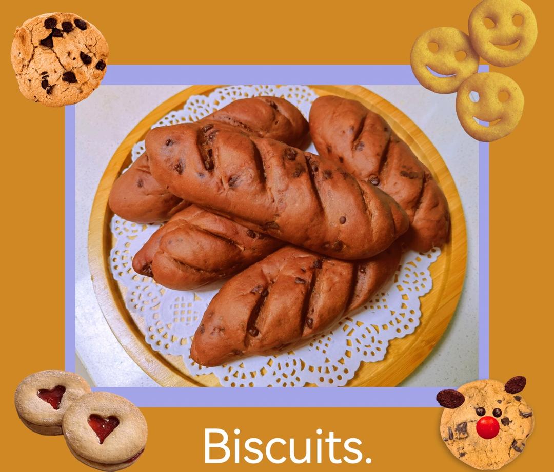 巨好吃的巧克力面包