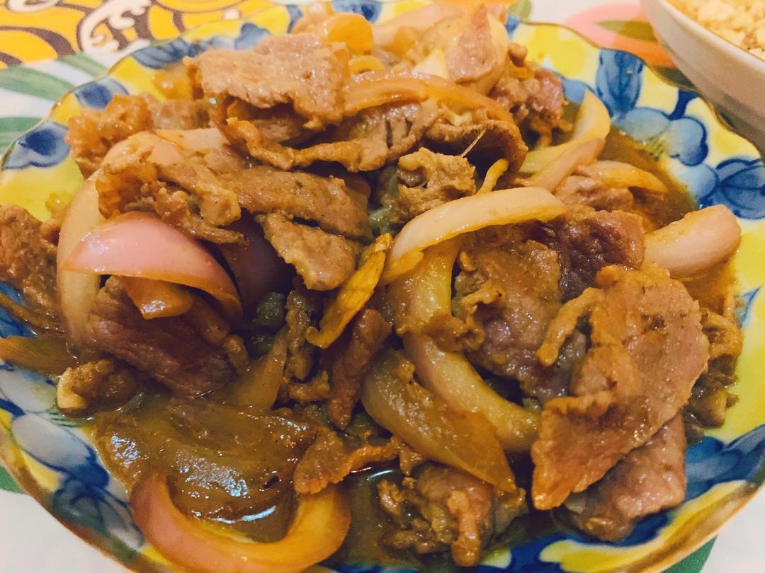 洋葱炒牛肉