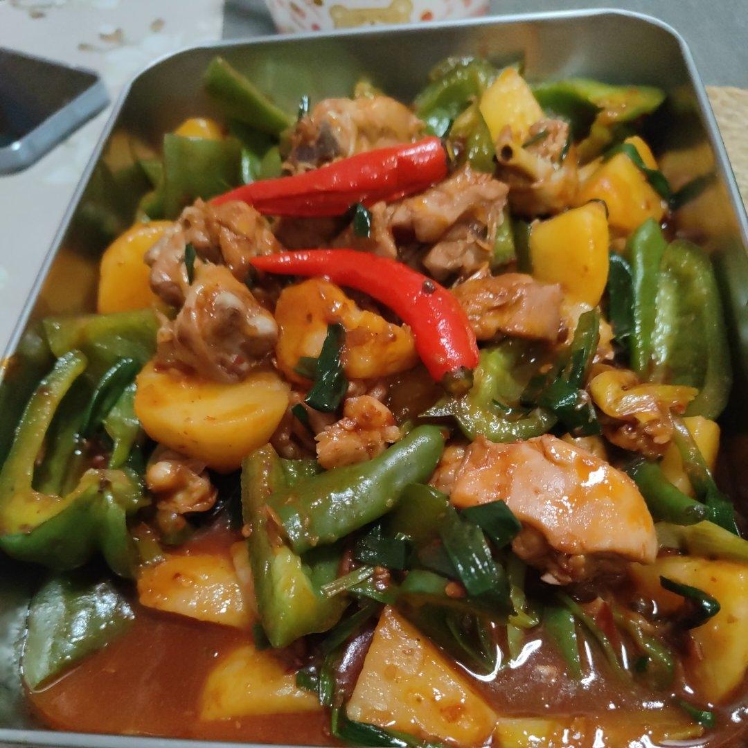 正宗大盘鸡（老饭骨作业版）