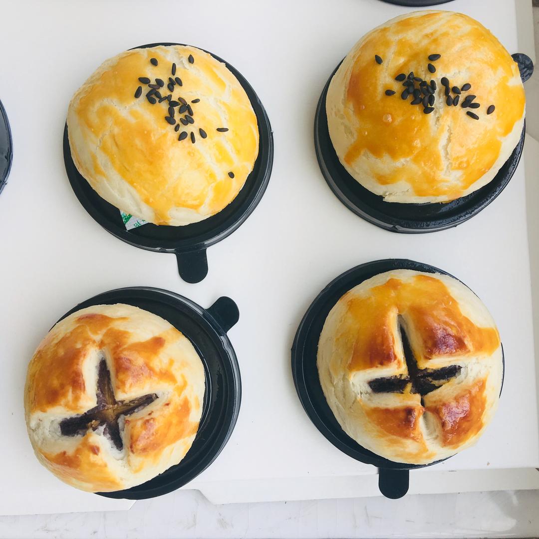 超简单系列：——蛋黄酥——不用揉，不醒面，酥掉渣的中式酥皮点心