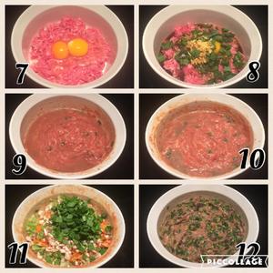蔬菜水果奶香皮三鲜&猪肉&牛肉菜饺的做法 步骤5
