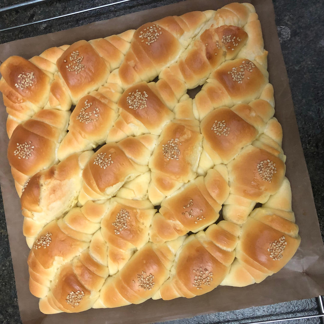 牛奶面包卷（直接法）