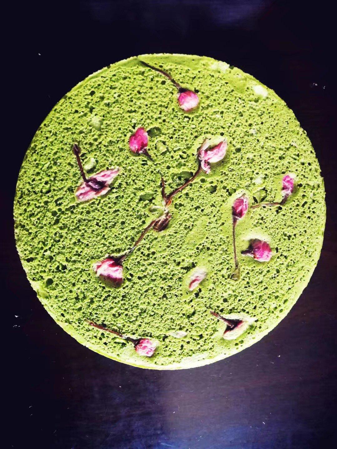 无油抹茶酸奶戚风（两蛋）