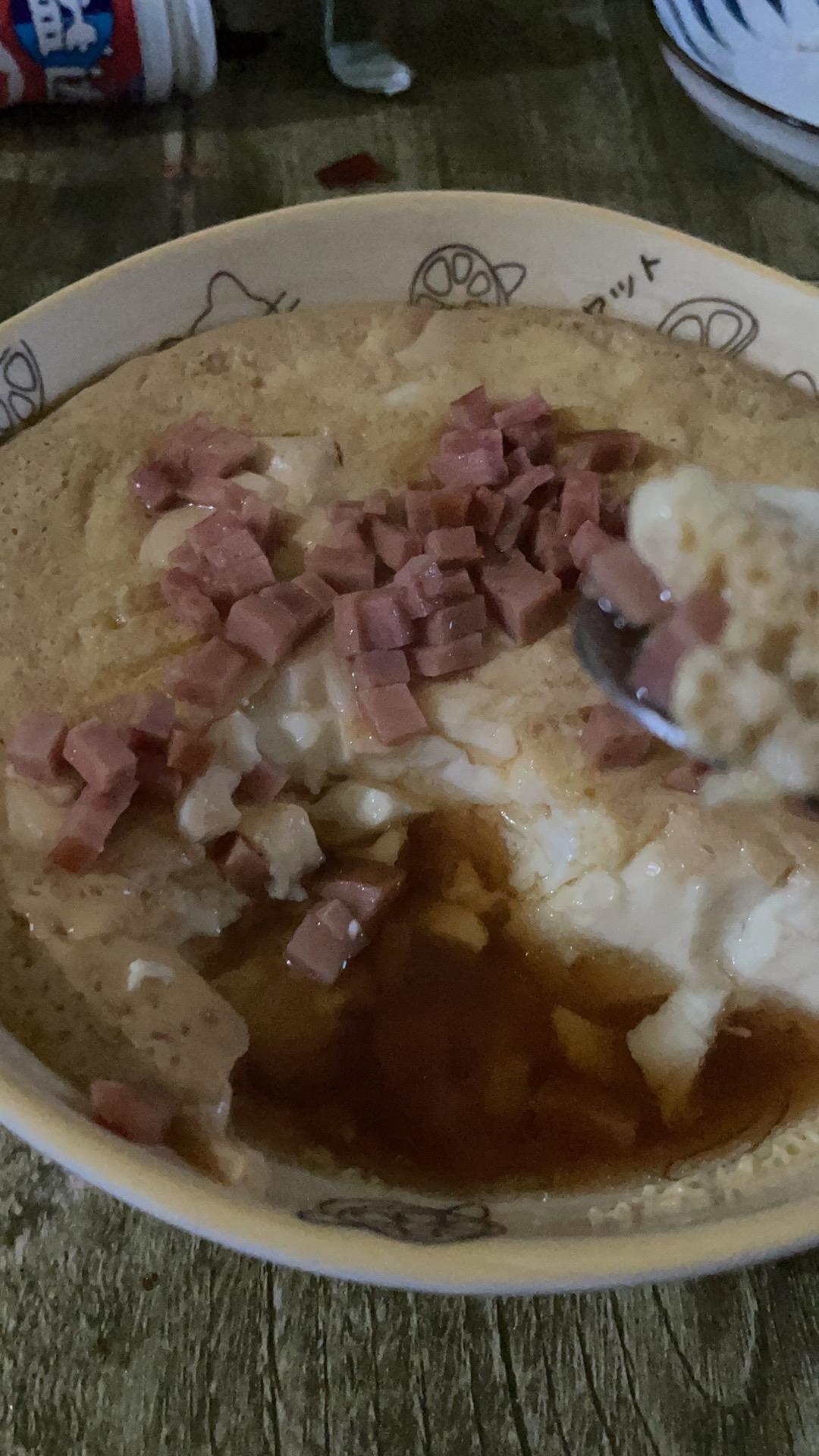 鸡蛋蒸豆腐❗超嫩滑，简单又好吃‼️
