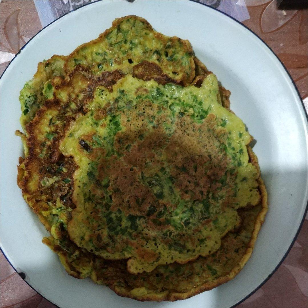 韭菜鸡蛋饼