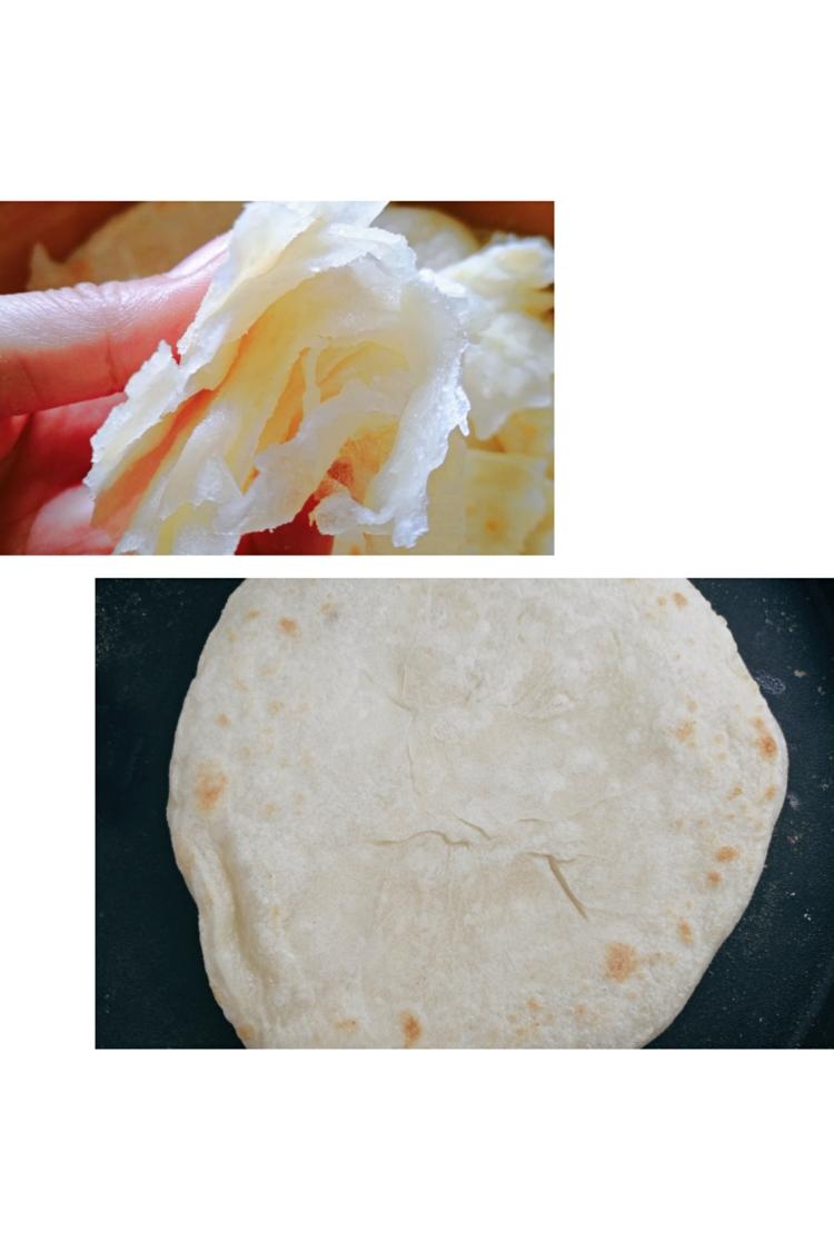 如何烙出松软层多的千层饼