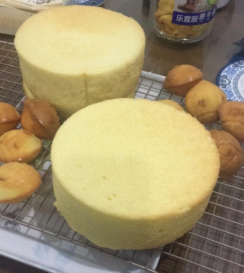 超柔软6寸戚风蛋糕(附8寸配方)零失败 超详细‼️含操作视频