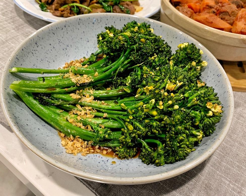 豉油花椰菜苗 Broccolini的做法