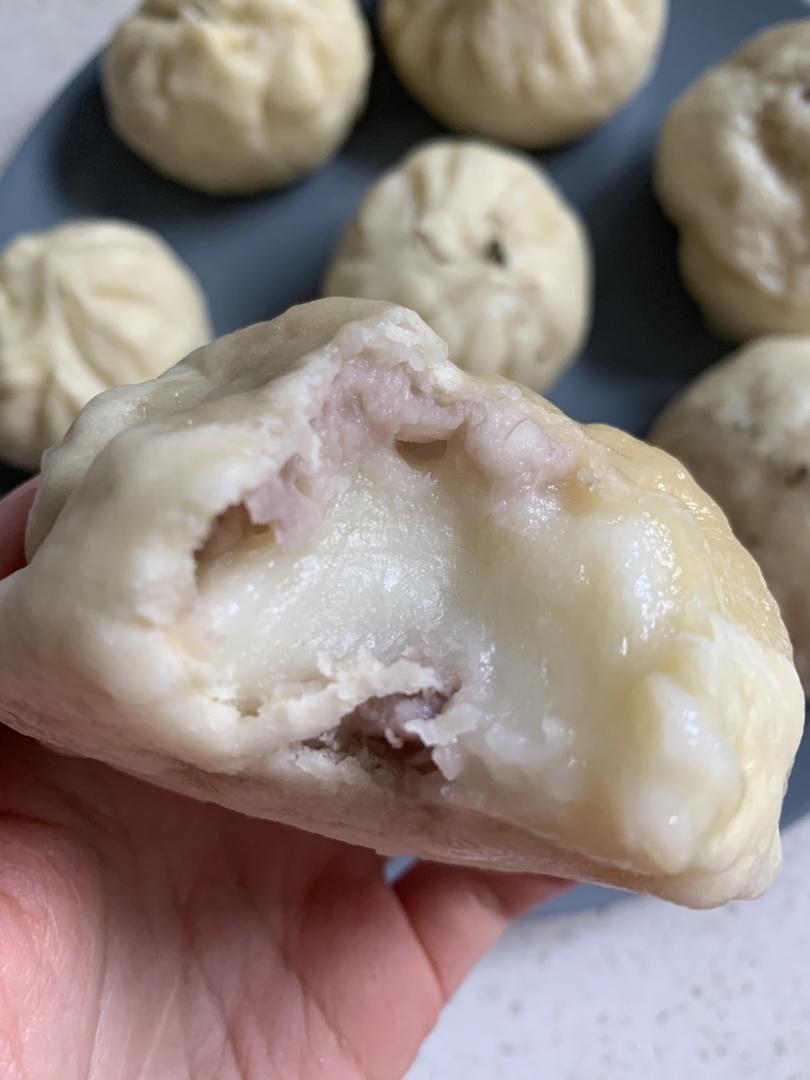 鲜肉大葱肉包（教你水打馅）