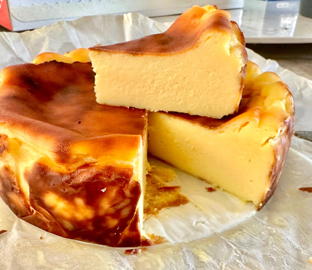 巴斯克芝士蛋糕『最简单的蛋糕』零失败🔥芝士控